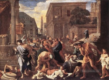  Klassische Kunst - Plague bei Ashod klassische Maler Nicolas Poussin